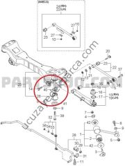 KIA OPIRUS 2003-2011 ARKA TRAVERS BURCU