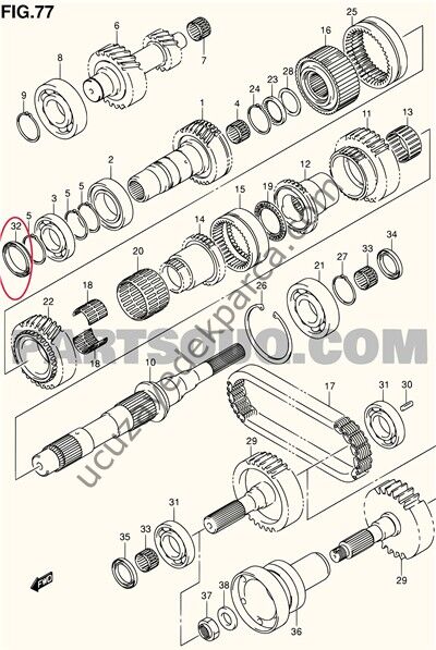 SUZUKI GRAND VITARA 2006-2011 SANZIMAN KUYRUK KECESI ( 48 X 62 X 7 )