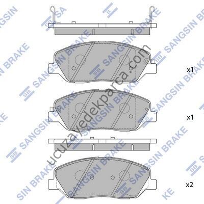 HYUNDAI SANTA-FE 2007-2009 - GENESIS 2008-2013 FREN BALATASI ON