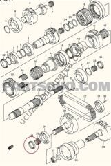 SUZUKI GRAND VITARA 2006-2011 SANZIMAN KUYRUK KECESI ( 40 X 54 X 7.3 )