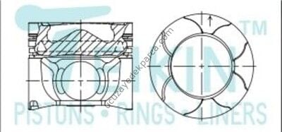 MITSUBISHI L200 2015-2021 2.4 4N15 PISTON 0.50