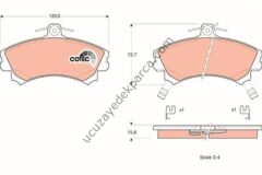 MITSUBISHI CARISMA 1996-2000 1.8 - COLT 2003-2008 FREN BALATASI ON