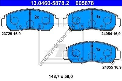HONDA CIVIC 2006-2011 S/D FD6 FB7 FREN BALATASI ON
