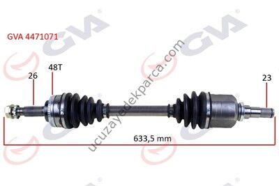 TOYOTA COROLLA 2002-2006 - AVENSIS 2003-2008 1.6 BENZINLI AKS KOMPLE SOL