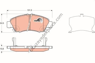 HONDA CIVIC 1992-1995 - CIVIC 1996-2000 1.4 - JAZZ - CITY 2002-2008 FREN BALATASI ON