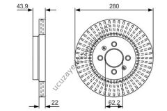 KIA RIO 2012-2016 - STONIC 2018-2022 FREN DISKI ON 280.MM 4B