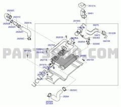HYUNDAI SANTA-FE 2006-2009 DIZEL INTERCOOLER HORTUMU