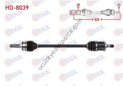 HONDA CR-V 2007-2012 AKS KOMPLE ARKA SAG