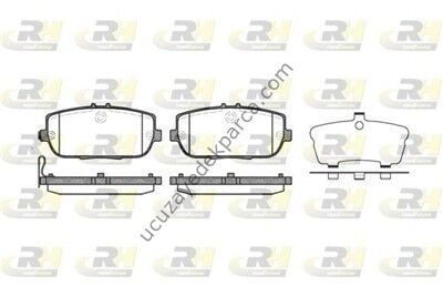 MAZDA MX-5 2015-2018 FREN BALATASI ARKA