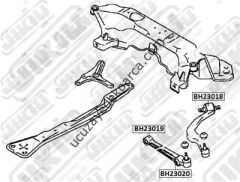 KIA OPIRUS 2003-2011 ON ALT SALINCAK BURCU ROTILIN YANINDAKI ( 40.5 X 50 X 12 )