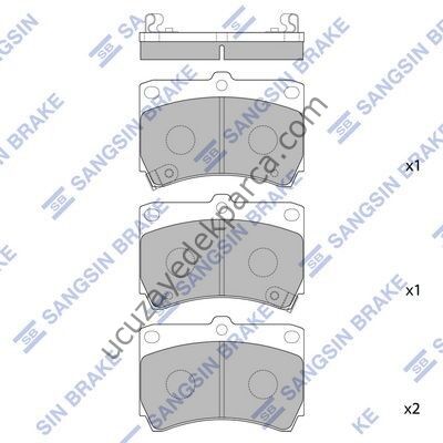 MAZDA 323 1990-1995 - 1995-1998 1.5 Z5 FREN BALATASI ON