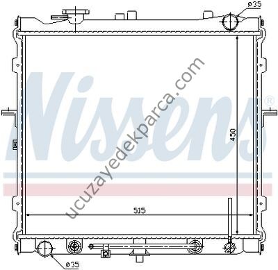 KIA SPORTAGE 1996-2001 2.0 SU RADYATORU A/T
