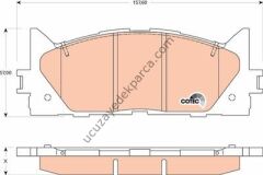 TOYOTA CAMRY 2006-2011 FREN BALATASI ON