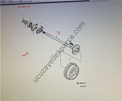 DAIHATSU TERIOS 1999-2005 ARKA TEKER KECESI