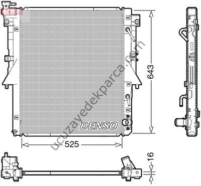 MITSUBISHI L200 2015-2018 SU RADYATORU A/T