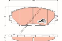 TOYOTA RAV-4 2006-2015 FREN BALATASI ON