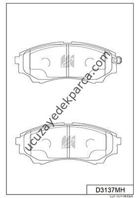 FORD RANGER 2002-2006 4WD FREN BALATASI ON