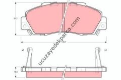 HONDA CIVIC 2001-2005 FREN BALATASI ON