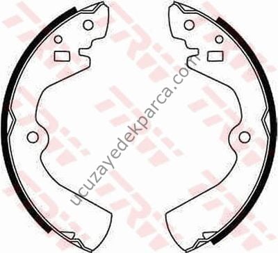 NISSAN ALTIMA 1988-1991 FREN BALATASI ARKA