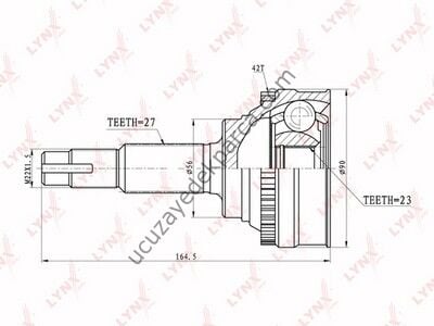 NISSAN SERENA 1992-1996 2.0 DIS AKS KAFASI ABS'LI DIS-27 IC-23 KECE-56 ABS-42