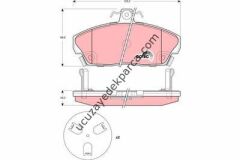 HONDA CIVIC 2001-2005 FREN BALATASI ON