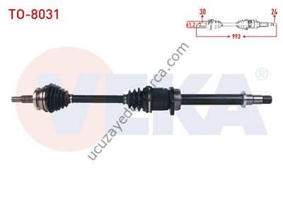 TOYOTA VERSO 2009-2015 2.0 DIZEL AKS KOMPLE SAG ( M/T )