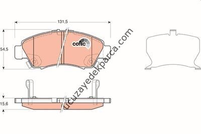 HONDA CIVIC 1996-2000 1.4 FREN BALATASI ON