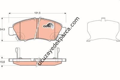 HONDA JAZZ - CITY 2002-2008 FREN BALATASI ON