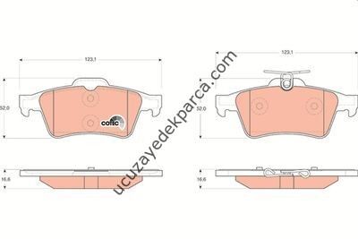 NISSAN  PRIMERA 2002-2010 P12  FREN BALATASI ARKA