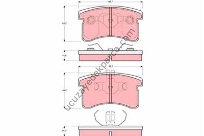 DAIHATSU CUORE 1988-1993 0.8 ED FREN BALATASI ON