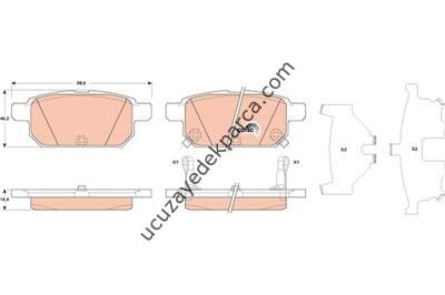 SUZUKI SWIFT 2011-2014 FREN BALATASI ARKA
