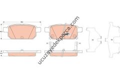 SUZUKI SWIFT 2011-2014 FREN BALATASI ARKA