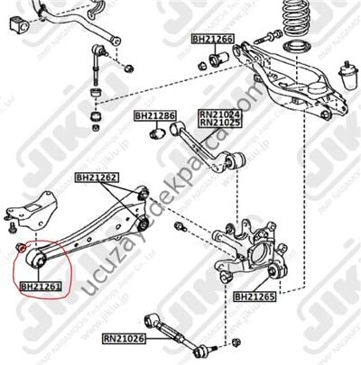 TOYOTA RAV-4  2006-2011 ARKA TRAVERS BURCU BUYUK