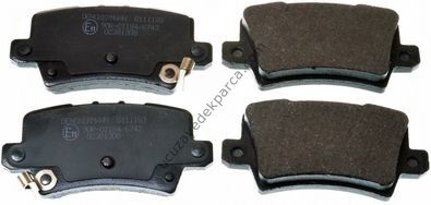 HONDA CIVIC 2006-2011 H/B FREN BALATASI ARKA