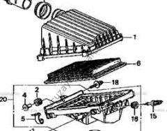 Honda Civic Hava Filitresi 96-01 1.4 D14A