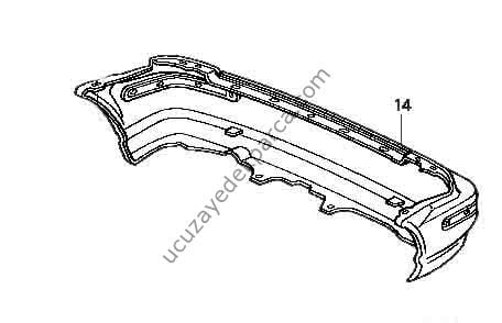 Honda CIVIC Arka Tampon