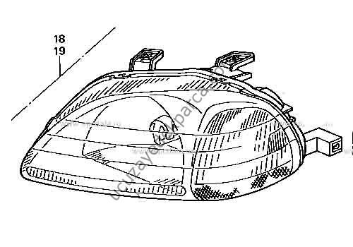 Honda CIVIC 1.4 Far Sağ Sol