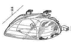 Honda CIVIC 1.4 Far Sağ Sol