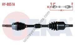 HYUNDAI ELANTRA 2001-2006 AKS KOMPLE SOL