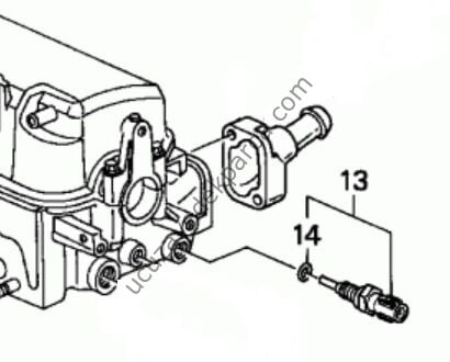 Honda CIVIC 1.4 Soğutma Suyu Sıcaklık Sensörü - Isı Müşürü