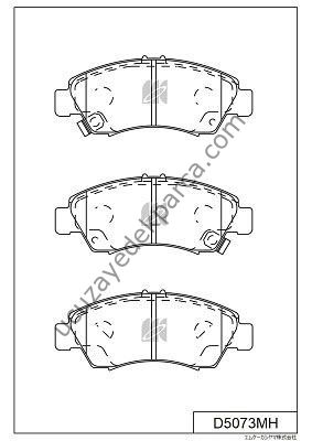 HONDA CIVIC 1992-1995 - CIVIC 1996-2000 1.4 - JAZZ - CITY 2002-2008 FREN BALATASI ON