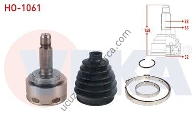 HONDA CR-V 2002-2006 - ACCORD 2003-2008 DIS AKS KAFASI ( DIS-28 IC-32 KECE-63 )