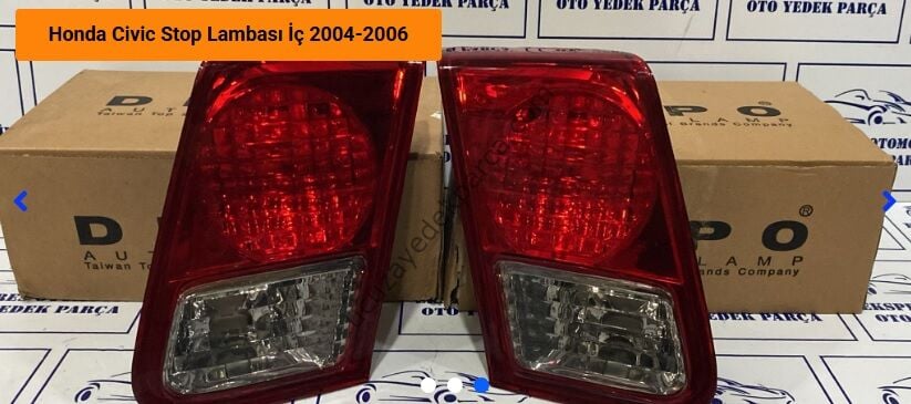Ürünler HONDA CIVIC 2004-2005 SEDAN SOL STOP LAMBASI İÇ (Adet Fiyatıdır)