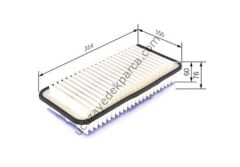 Toyota Yaris 2006-2010 Dizel Hava Filtersi