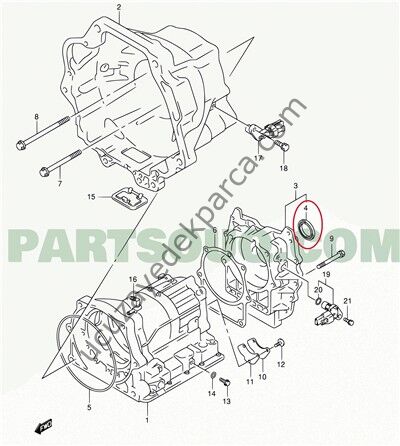 SUZUKI GRAND VITARA 2006-2014 2.0 SANZIMAN KUYRUK KECESI ( 44.5 X 58 X 11 )