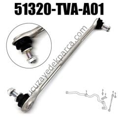 HONDA CIVIC 2017-2025 FC5 FE1 - ACCORD 2021-2025 ON Z ROTU SAG/SOL ( ALUMINYUM )