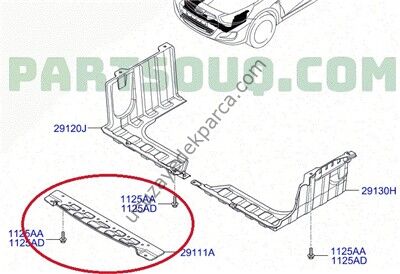 HYUNDAI ACCENT 2015-2021 BLUE KARTER MUHAFAZASI ON