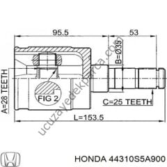 HONDA CIVIC 2001-2005 MT/AT - CIVIC 2006-2011 AT - JAZZ 2002-2008 - CITY 2005-2008 AKS KAFASI IC SAG/SOL