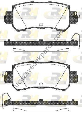 MAZDA CX-5 2012-2015 - CX-3 2015-2018 DİZEL FREN BALATASI ARKA