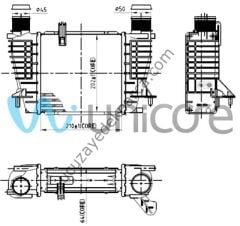 NISSAN JUKE 2011-2014 DIZEL INTERCOOLER RADYATORU